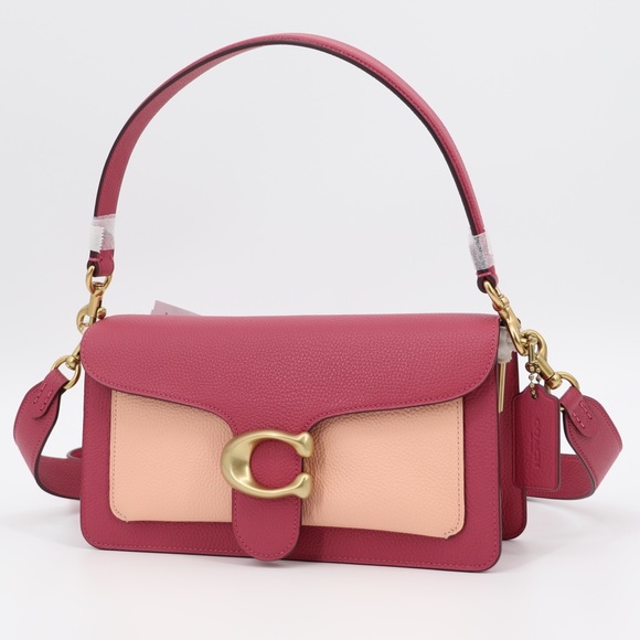 New with Tags Coach Tabby 26 Leather Shoulder Bag Rouge - Picture 5 of 12